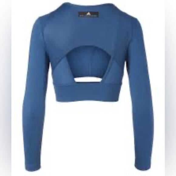 Adidas Stella McCartney Training Long Sleeve Crop Top - Picture 2 of 11